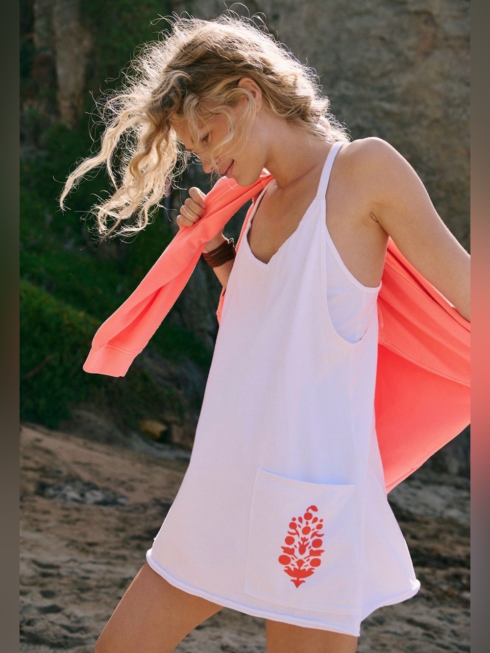 FP Movement Hot Shot Logo Mini Dress